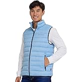 Spyder Puffer Vest for Men – Lightweight Quilted Outdoor Vest with Pockets, Puffer Vest Jacket for Men