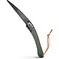 Bahco BAH396LAP Laplander Folding Saw, 7-1/2" Blade, Ergo Grip, Green | Trail Maintenance, Wood Processing And Camping Use, R