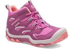 Merrell Kids' Chameleon 7 Access Mid Waterproof Hiking Boots