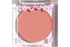 Tower 28 Beauty BeachPlease Cream Blush for Cheeks and Lips - Multi-Purpose Lip and Cheek Tint in Rosy Nude - for Sensitive Skin – Color MAGIC HOUR, Luminous Finish