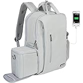 CADeN Camera Backpack w/ 15.6" Laptop Compartment, USB Charge Port, Tripod Holder, Rain Cover Compatible for Sony Canon Nikon