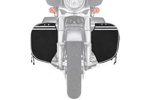KEMIMOTO Soft Lowers Chaps Highway Crash Bar Covers Motorcycle Leg Warmers Compatible with Touring Road King Road Glide Electra Glide and Trike Models After 1980-2024 2025