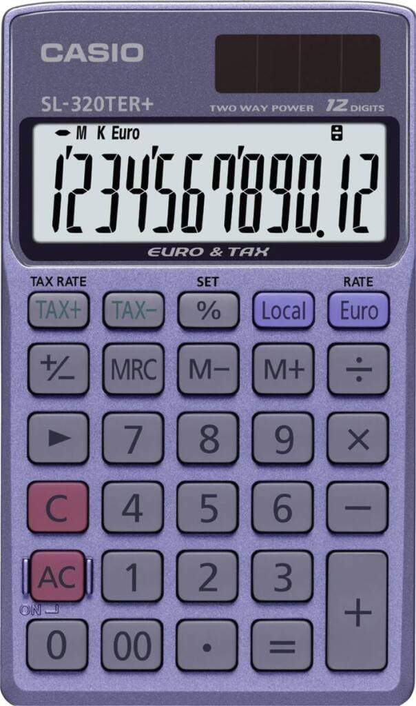 Casio SL320TER Pocket Calculator