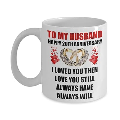 20 Year Anniversary Coffee Mug for Men, Husband Philippines Ubuy