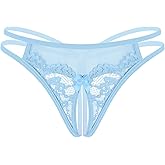 Avidlove Women Lace Panties Floral Lace Briefs Mesh Hollow Out G-String Thongs T-back Underwear 1-4 Pack