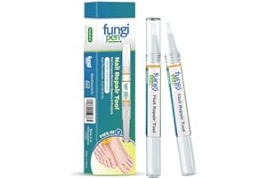 M PAIN MANAGEMENT TECHNOLOGIES Nail Repair Pen by Fungi-Pen. Nail Fungus Tool for Toenail, Fingernail and Toenail Fungus, Extra Strength, Toe Nail Restoring Professional Solution (2 Pcs)