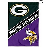 House Divided Packers and Vikings Double Sided Garden Flag