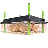 Shaledig 12" x 16" Chick Brooder Heater Plate for 40 Baby Chicks Ducks | 30W Brooder Heating Plate, Adjustable Height, 110V