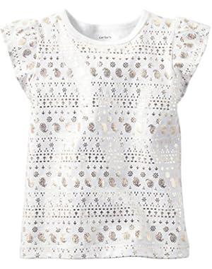 Baby Foiled Floral Tee