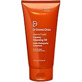 Dr Dennis Gross Vitamin C Lactic Creamy Cleansing Oil, Removes Makeup & SPF, 6 Fl Oz