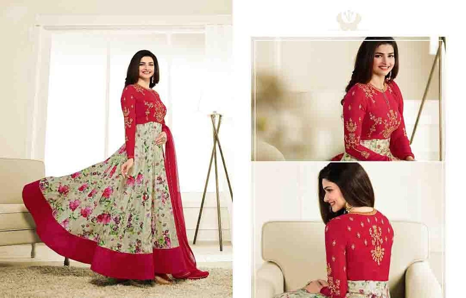 fstyletime prachi desai embroidered floor length anarkali suit