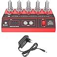 Spark Plug Tester, 5-Holes Adjustable Frequency Spark Tester 200-9000rpm Car Ignition Coil Tester Diagnostic Tool for 12V Gasoline Vehicles and Motorcycle Spark Plugs Testing