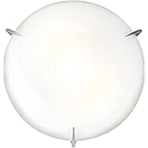 Access Lighting 20661LEDDLP-BS/OPL Zenon Flush Mount, 2-Light 20 Total Watts, Brushed Steel