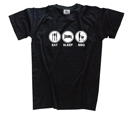 Shirtzshop T-Shirt Eat Sleep - Essen Schlafen Dart I