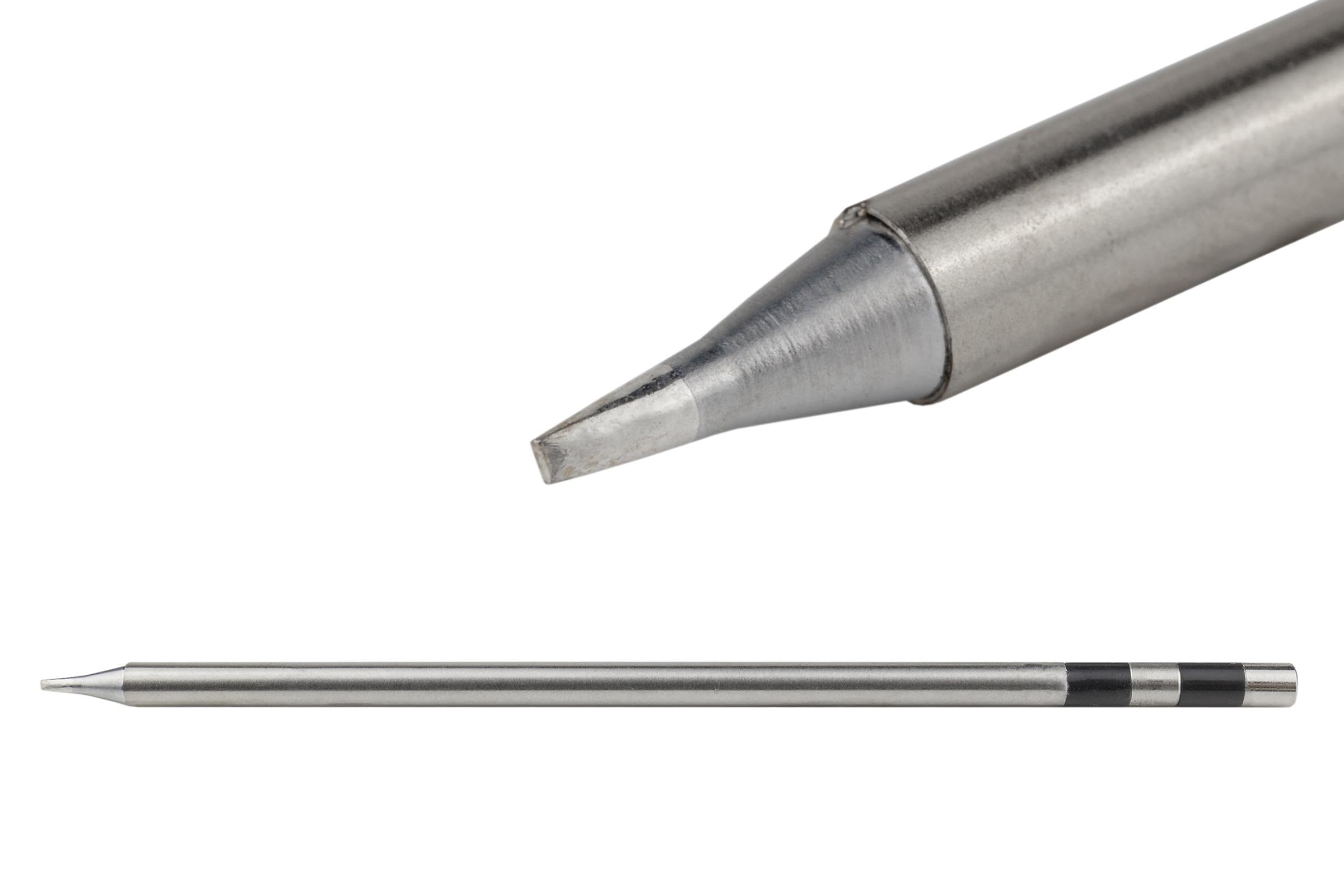 QUICK Permanent Soldering Tip Straight Chisel-Shaped 1.2 mm Wide Rapid Cartridge Soldering Tip for Quick TS1200 Soldering Station