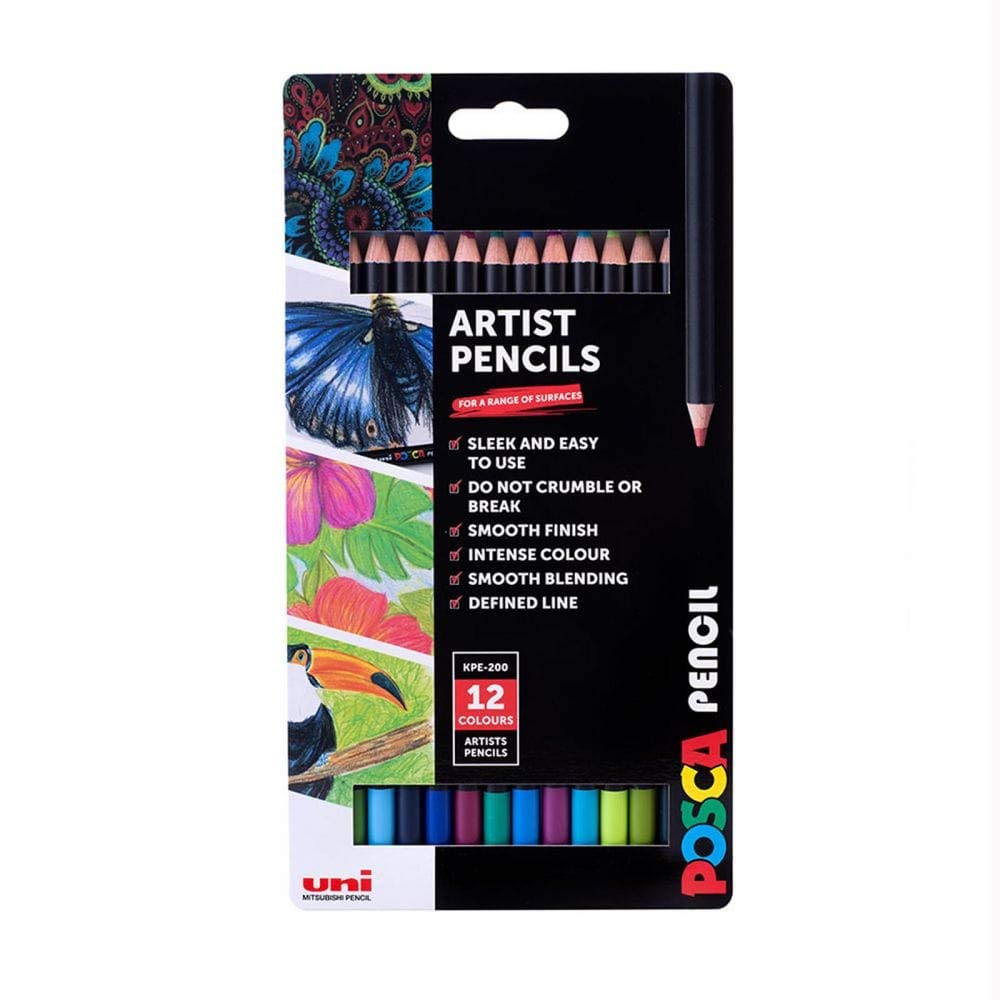 Posca Essential Pencils Pack of 12