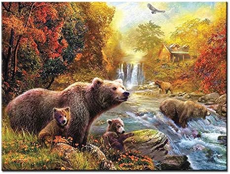 Amazon Co Jp 5ddiy絵画クロスステッチ ビール 3dダイヤモンド絵画刺繡モザイクラインストーン絵画ダイヤモンド動物50x60cm ホーム キッチン