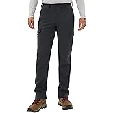 Pioneer Camp Men's Snow Ski Pants Waterproof Fleece Lined Outdoor Softshell Insulated Cargo Hiking Winter Pants Snowboard