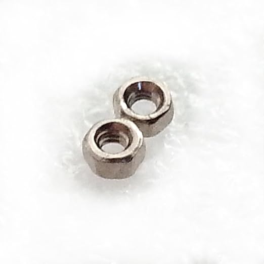 20 Pairs Hex Nuts 5 Glasses Screws / Eyeglasses Screws / Eyewear