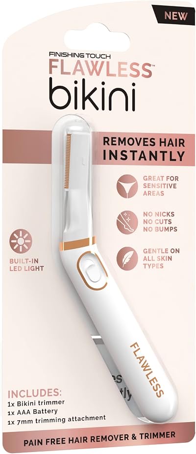 Finishing Touch Flawless Bikini Trimmer & Shaver for Women with LED Light