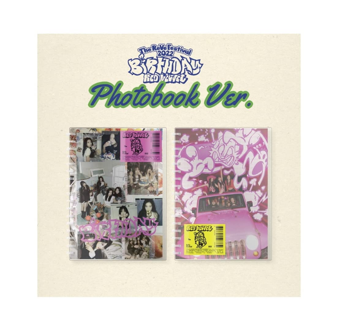 Red Velvet - The ReVe Festival 2022 Birthday [Photo Book ver.] Album+Folded Poster (Reve ver.)