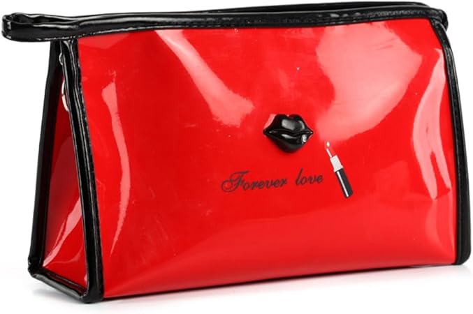 Amazon 化粧ポーチ コスメ収納 コスメポーチ 筆箱 おしゃれ レディース 人気ファッショントレンド韓国コスメ スタイルナンダ ポーチ 大容量 かわいい 黒 赤 小さい ブランド レッド Shin Ken 化粧ポーチ 通販