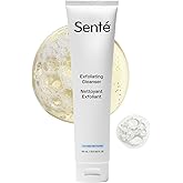 Senté Exfoliating Cleanser | Gentle Chemical Exfoliator | Improves Skin Clarity by Diminishing Appearance of Dark Spots | Glycolic & Phytic Acid | 5.5 Fl oz