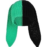 YEKEYI Knit Beanie Hats Cute Bunny Long Ears Funny Hat Rabbit Winter Cap Warm Skull Cap Ski Hat
