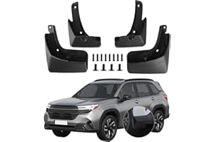 Mud Flaps Compatible with Subaru Forester 2025 2026, 4PCS Front & Rear Side No Drill Splash Guard Exterior Accessories（Not Fi