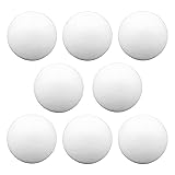 DNB 4 Inch Foam Balls - 8Pcs 4'' Smooth White Round