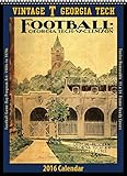 Georgia Tech Yellow Jackets 2016 Vintage Football Calendar by 