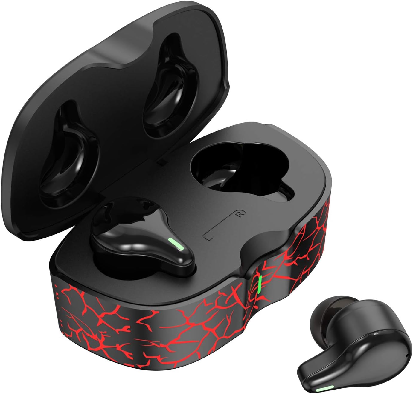 Amazon Com Kingstar Bluetooth Gaming Earbuds 50ms Low Latency In Ear Gaming Earphones With Led Light Auto Pairing Touch Control Wireless Gaming Headset Suitable For Mobile Gaming Home Audio Theater