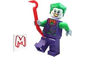 LEGO Super Heroes DC Batman Minifigure - Joker (in Orange Bow tie) with Crowbar 76119