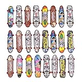 FunsLane Mini Finger Skateboard Fingerboard Mini Skateboard Party Supplies Toy Gift 24 Pcs