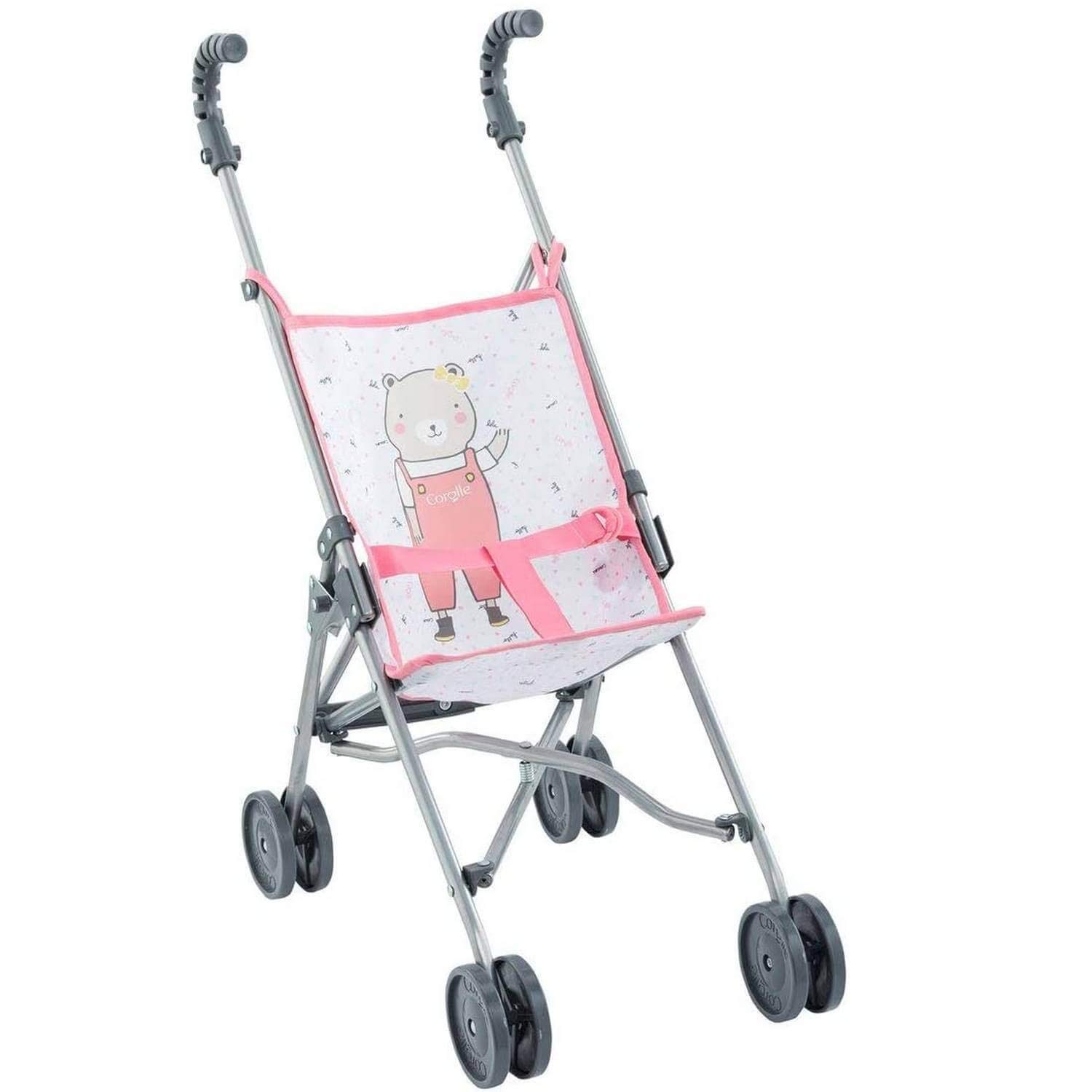 Corolle Mon Grand Poupon, 9000140720 Doll's Buggy Pink for All 36-42 cm Baby Dolls