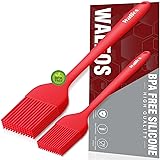 Walfos Silicone Basting Pastry Brush, Heat