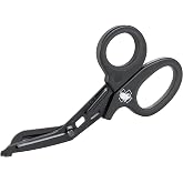 North American Rescue Trauma Shear (7 1/4 Inch) NAR Premium Grade Black Safety Shears 7.25 Medical Scissors (ZZ-0063)