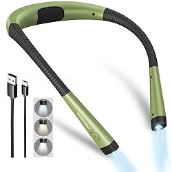 Glocusent Book Light, 3-Color & 6-Brightness