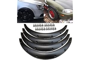 Universal Flexible Car Fender Flares Extra Wide Body Wheel Arches (4*Small)