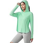Willit Women's Sun Shirts Hooded UPF 50+ Long Sleeve Hiking Workout Tops Lightweight Quick Dry UV Protection