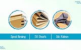 Styloo Square Brown Scrapbook Album 50 Sheets 20x20 cm Kraft Paper view 2