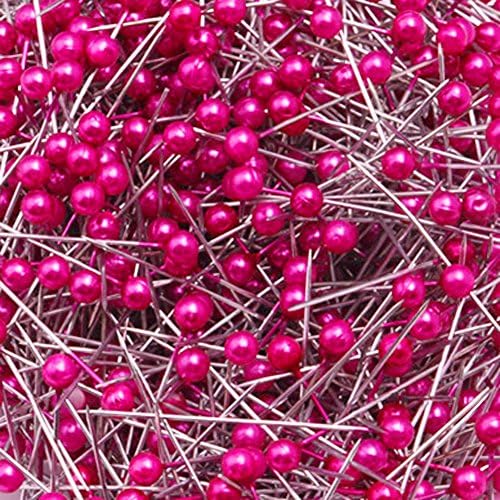 LEFV Quilting Pins Ball Head Sewing Pins,Pack of 100,Hot Pink