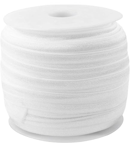 Colored Elastic For Sewing 24 Yards Ribbon Elastics Fold Over Elastic 5 ...