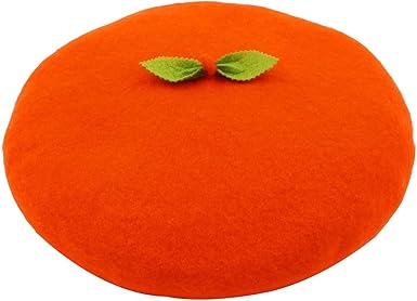 orange beret hat
