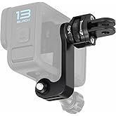 HSU Swivel Mount, Aluminum Vertical Bracket Adapter for All GoPro Cameras, Insta360 ACE/ACE PRO, Osmo Action 5 Pro/4/3 and Most Action Cameras
