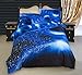 Galaxy Bedding Set Oil Print Duvet Cover Set Kids Bedding for Boys and Girls Teens Bedding Full(Queen, 5)