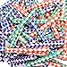 Chinese Finger Traps 5 Inches - Pack of 72 - Cool Chinese Finger Trap – Assorted Two-Tone Colors – for Kids Great Party Favors, Bag Stuffers, Fun, Toy, Gift, Prize – by Kidsco