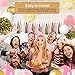 EPIQUEONE 62 Pc Party Supplies Kit - Pink and Gold Party Supplies - Elegant Party Decorations Birthday & Engagement Party Decorations & Unicorn Party Supplies Kit- Includes Balloons, Pom Pom, Lanterns