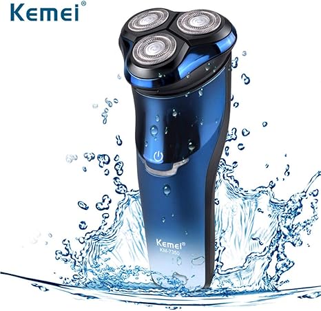 Kemei Men S Electric Ipx7 Waterproof Shavers Rechargeable 3d Rotary Frustration Free Trimmer Razor Shaver Amazon Co Uk Health Personal Care
