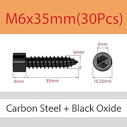 MOOPW Speaker Self Tapping Screws - Level 8.8